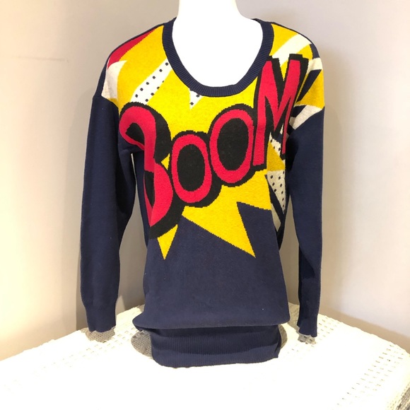 3.1 Phillip Lim for Target BOOM Blue Long Sleeve Mid Calf Sweater Sz XS - Picture 5 of 7